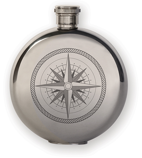 Compass Canteen Flask Small | alvaluz.com