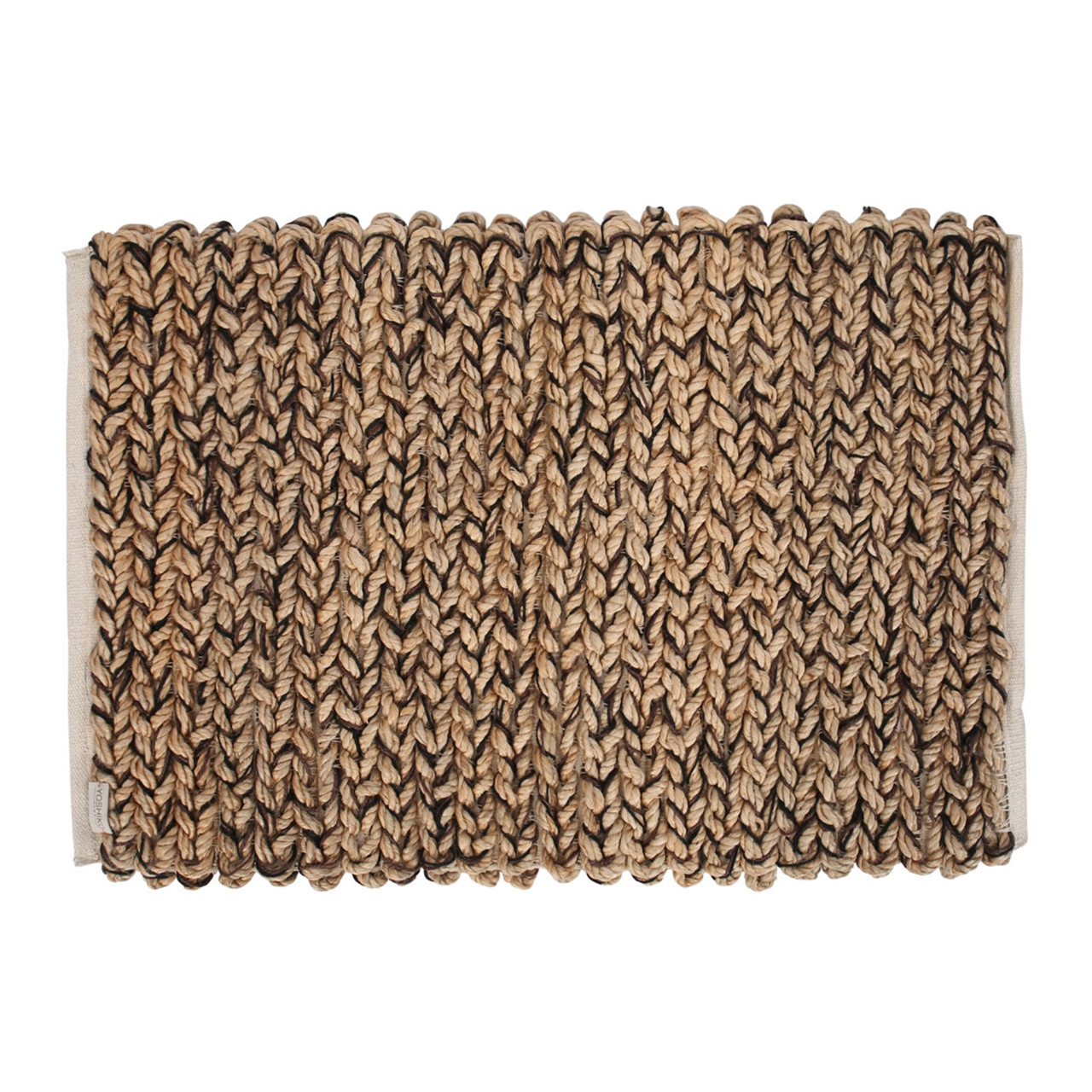 alfombra fabricada en yute y algodón | alvaluz.com