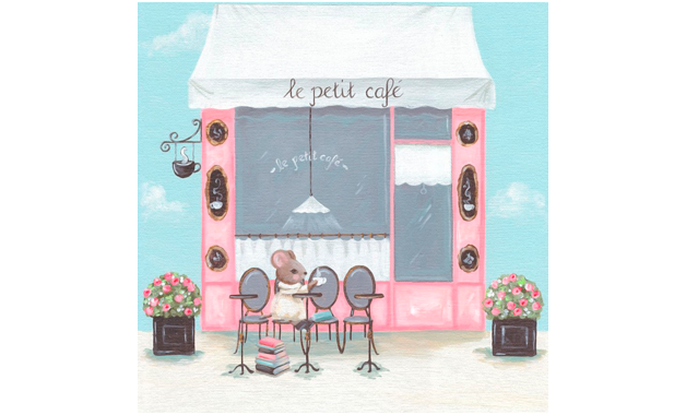 Little Petite Cafe (36x36 cm) $ 1,310.00 | alvaluz.com