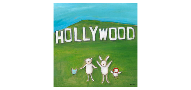 Were in Hollywood (Canvas 26x26cm) $ 1309.00 | alvaluz.com